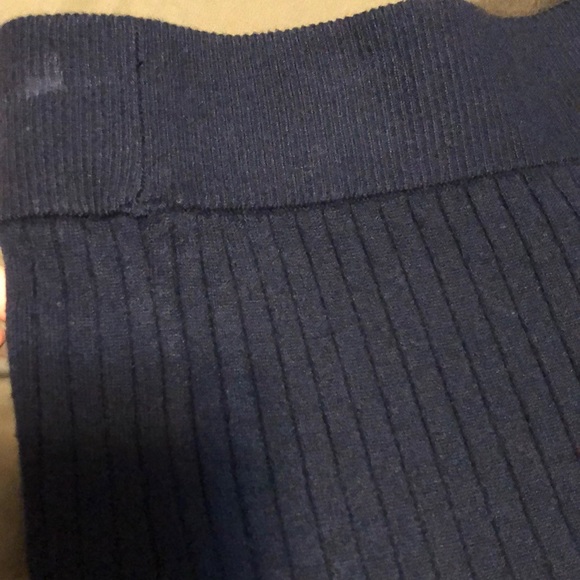 Banana Republic Pleated Midi Skirt - Navy Size M - Picture 6 of 7